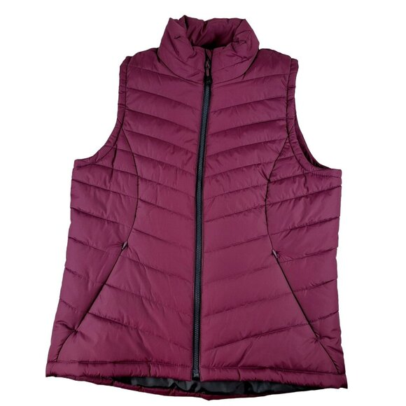 Men's Plum Puffer Vest Jacket Size Medium DSG NWOT JH1318 - Picture 1 of 5